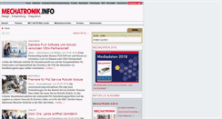 Desktop Screenshot of mechatronik-magazin.de