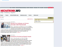 Tablet Screenshot of mechatronik-magazin.de